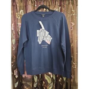J Crew Greenwich Village Sweatshirt Medium New With Tags